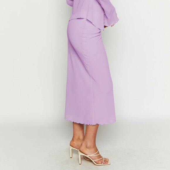 Forever 21 Lettuce-Edge Mesh Skirt - Picture 2 of 4